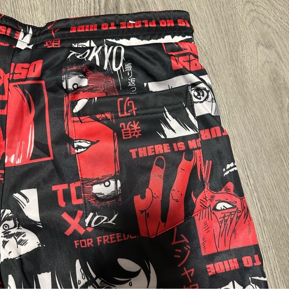 NWT FRESH PRINTS OF TOKYO BY DRILL CLOTHING Mens Anime Short Size M - Picture 7 of 9